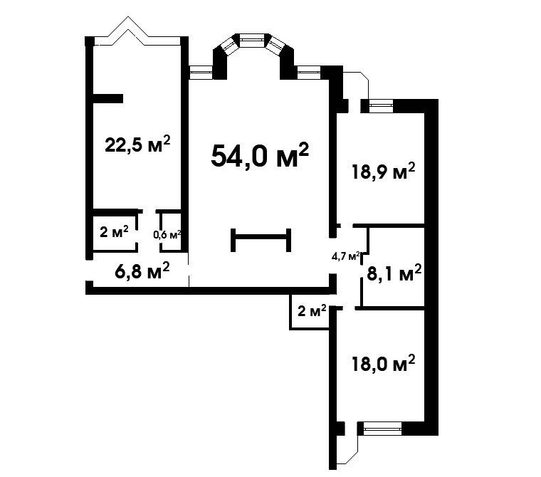Квартира на вул. Кудрявська, 13-19 в Києві, ID 208939, фото №24