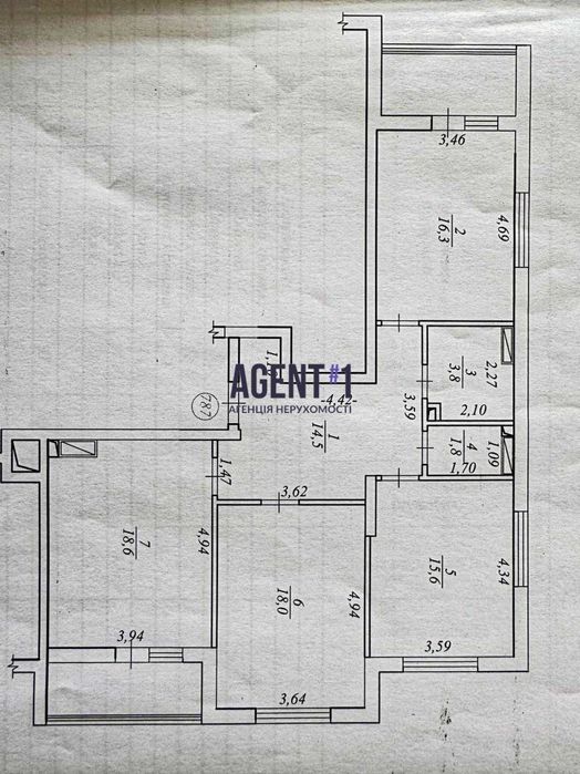 Квартира на вул. Ревуцького, 40-В в Києві, ID 200647, фото №23