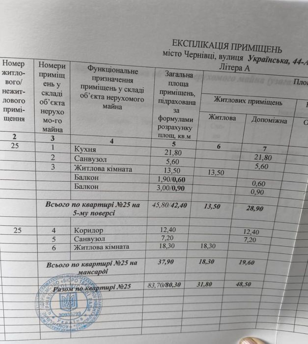 Квартира на вул. Українська, 44А в Чернівцях, ID 266909, фото №6