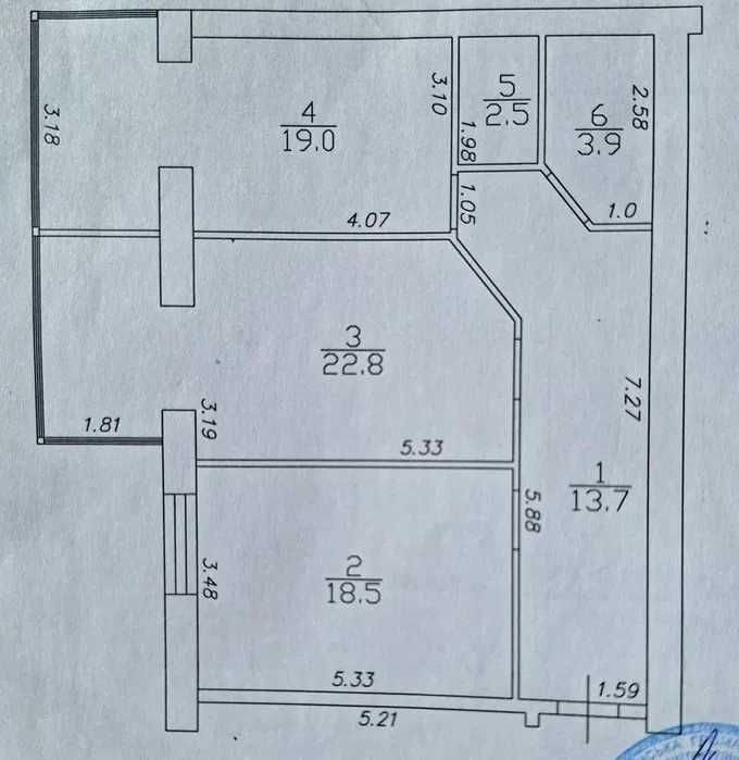 Квартира на бул. Шевченка в Черкасах, ID 222078, фото №6