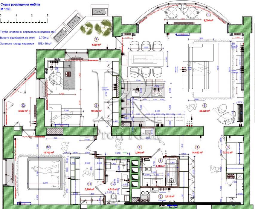 Квартира на вул. Івасюка, 12Д в Києві, ID 211591, фото №17