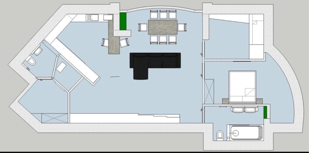 Квартира на вул. Ф. Романова, 20 в Кропивницький, ID 292808, фото №3