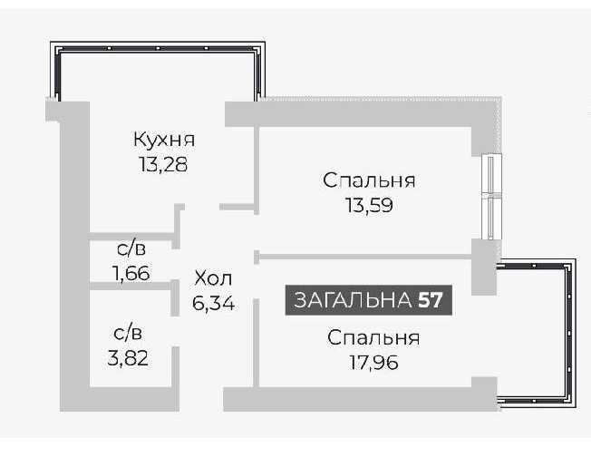 Квартира — Гостомель в Києві, ID 401117, фото №20