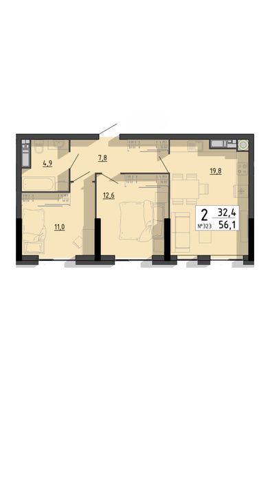Квартира — Тернопіль в Тернополі, ID 276131, фото №2
