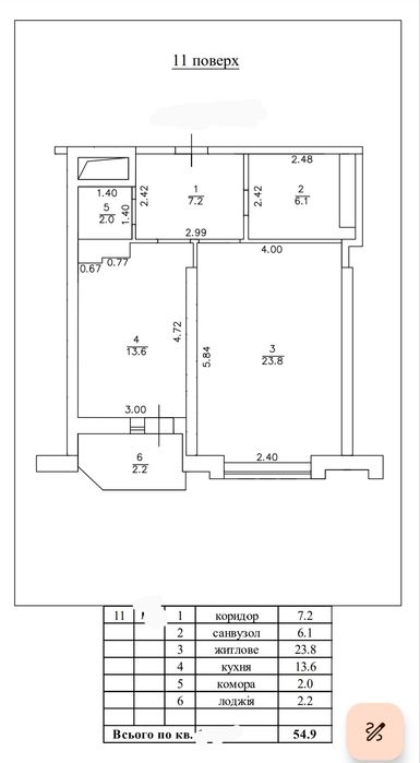 Квартира на Фонтанська дорога, 30-32 в Одесі, ID 194419, фото №2