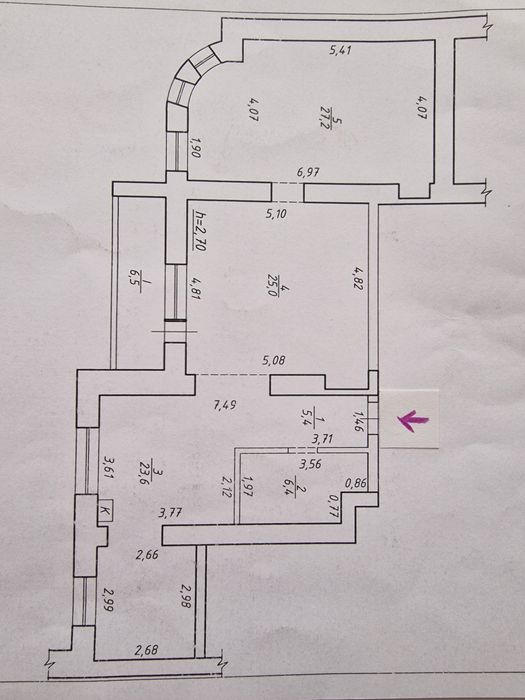 Квартира на вул. Харківська, 3/2 в Сумах, ID 292408, фото №23