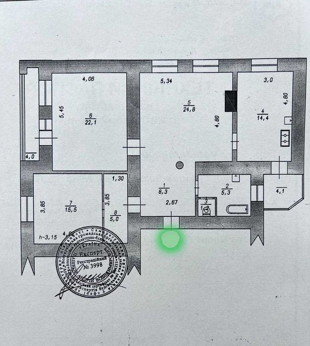 Квартира на вул. Грушевського, 85 в Хмельницькому, ID 281872, фото №18