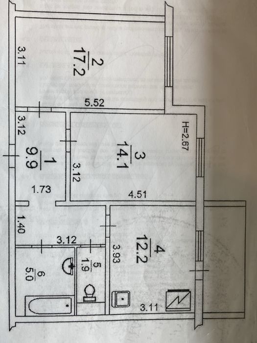 Квартира на вул. Максимовича, 9в в Києві, ID 194802, фото №4