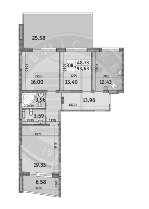 Квартира на вул. Дубищанська, 4 в Києві, ID 265317, фото №9