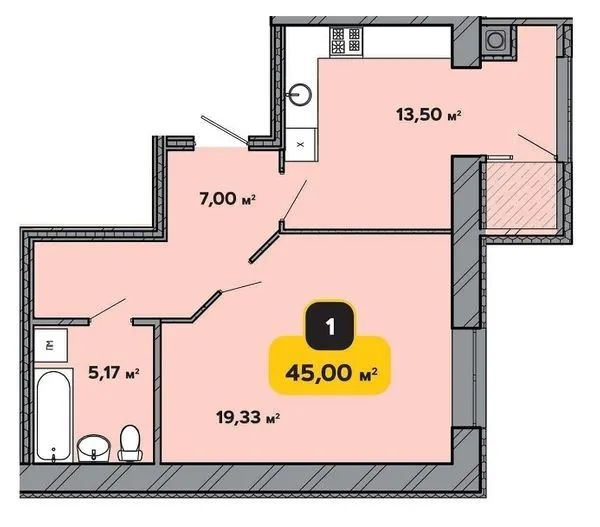 Квартира на ЖК Студентський в Хмельницький, ID 267281, фото №1