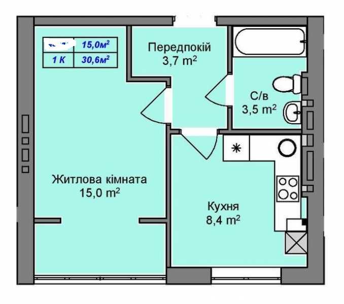 Квартира на вул. Садова, 51-А в Києві, ID 224682, фото №3