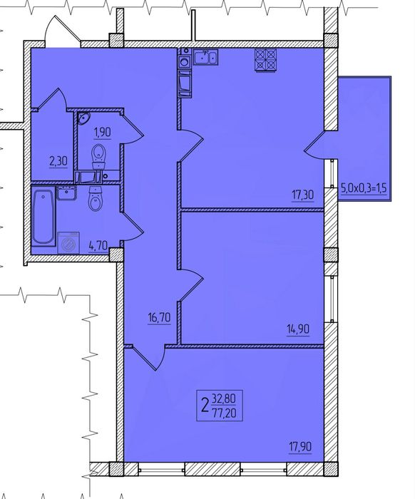 Квартира на ЖК Dream House в Чернівцях, ID 233555, фото №5