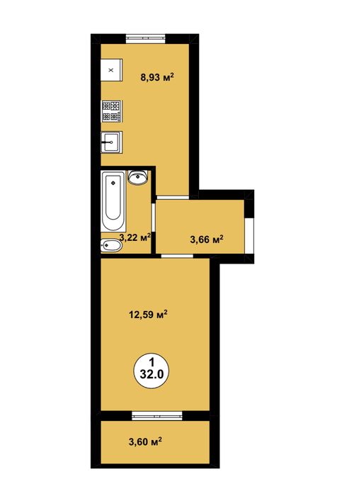 Квартира на ЖК Шервуд в Києві, ID 311851, фото №6