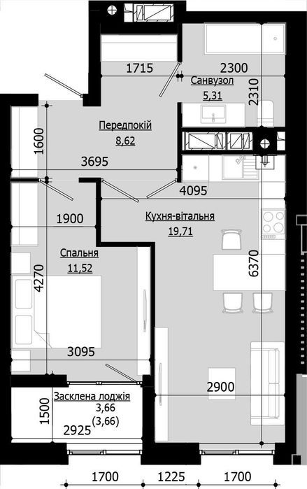 Квартира на вул. П. Орлика, 48 в Львові, ID 232603, фото №3