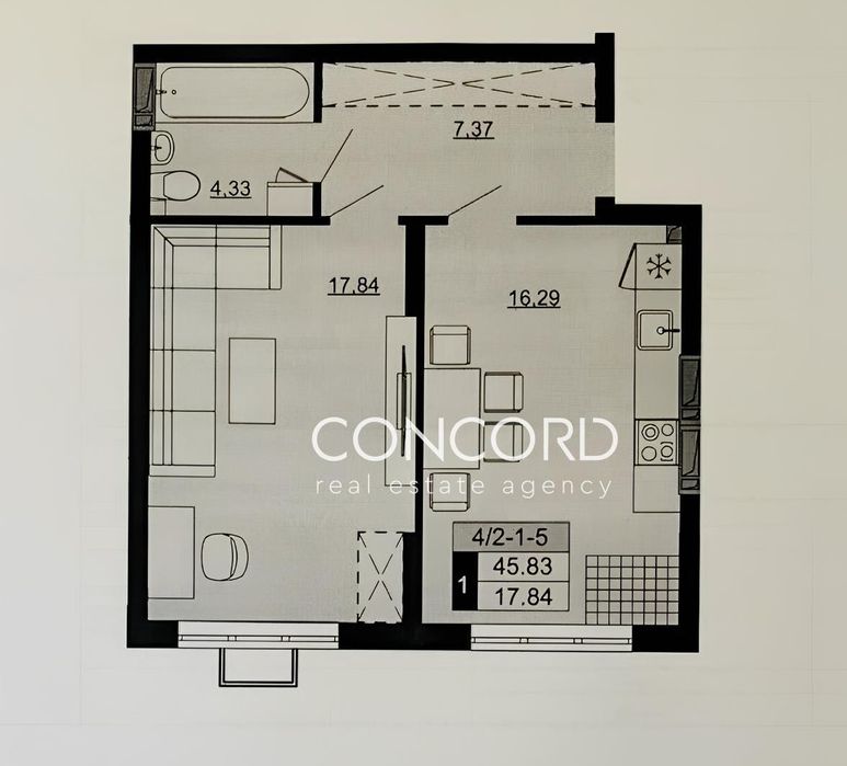 Квартира на вул. Михайла Максимовича, 32 в Києві, ID 206035, фото №10