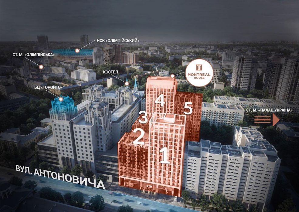 Квартира на ЖК Montreal в Києві, ID 184015, фото №1