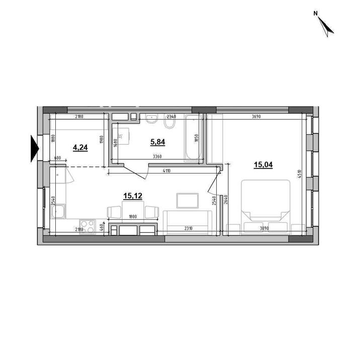 Квартира на вул. Стрийська в Львові, ID 290988, фото №3