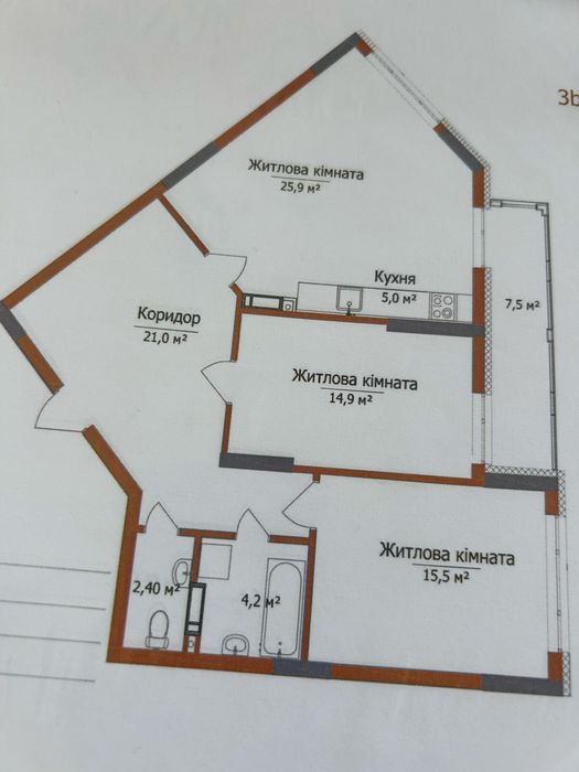 Квартира на метро Житомирська в Києві, ID 277919, фото №2