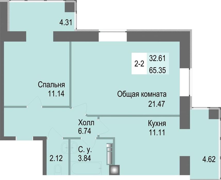 Квартира на пр. Героїв Небесної сотні, 26/16 в Києві, ID 259396, фото №20