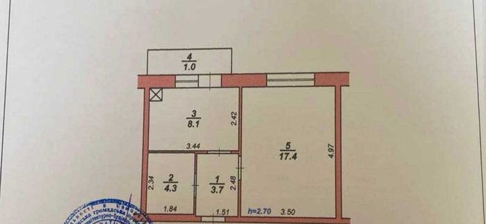 Квартира на Гречани в Хмельницький, ID 226180, фото №2