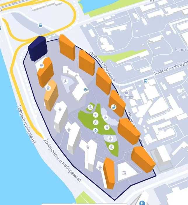 Квартира на наб. Дніпровська, 15-А в Києві, ID 172329, фото №4