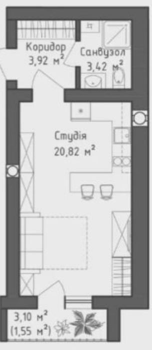 Квартира в Києві, ID 307932, фото №2