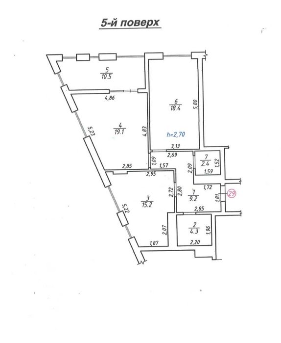 Квартира на вул. Б. Хмельницького в Львові, ID 210940, фото №6