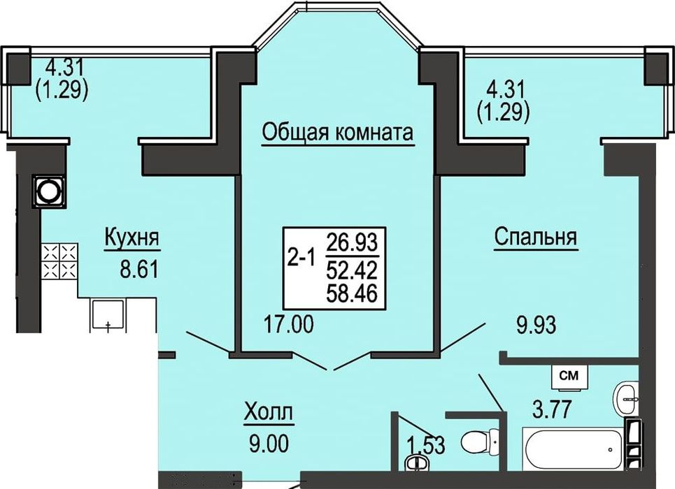 Квартира на Соборна 126/14 в Києві, ID 260106, фото №1