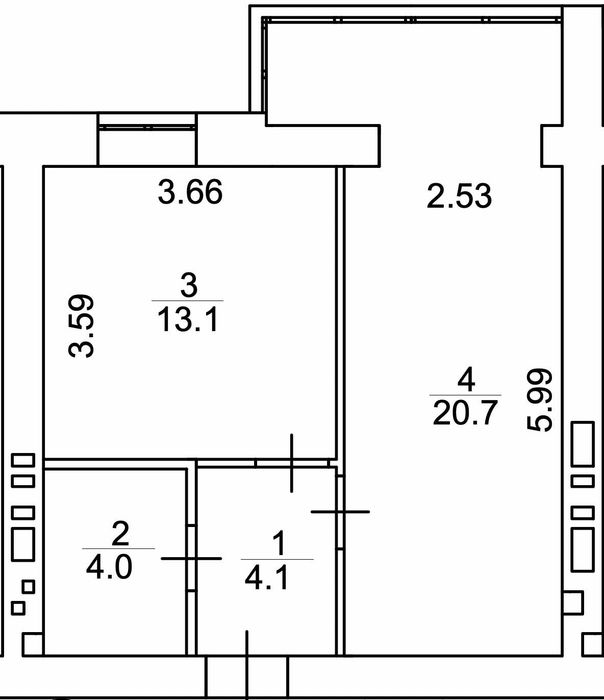 Квартира на ЖК Атмосфера в Києві, ID 306579, фото №2