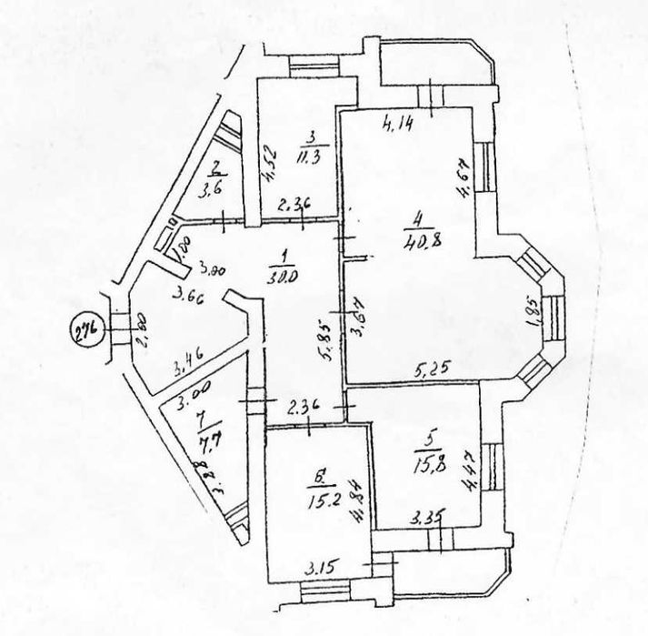 Квартира на вул. Вишняківська, 13 в Києві, ID 191988, фото №21