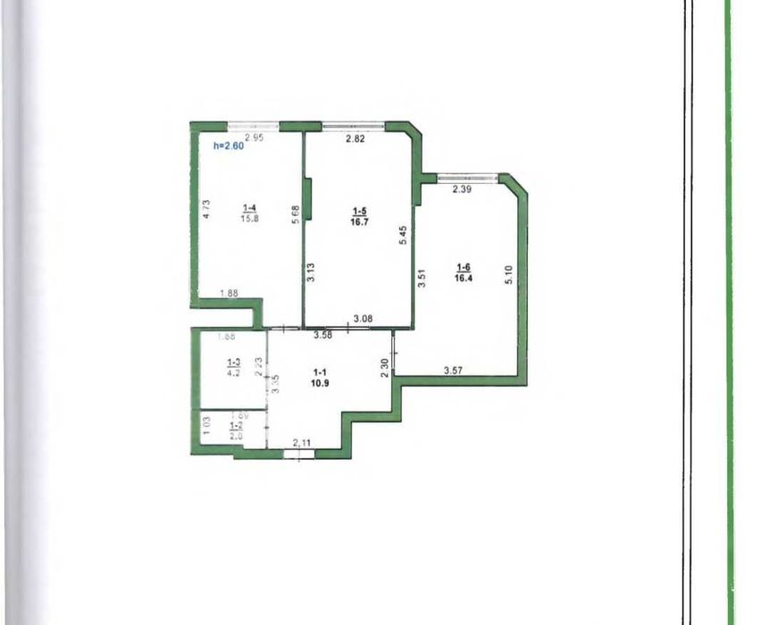 Квартира на район Центрі в Хмельницькому, ID 221551, фото №9