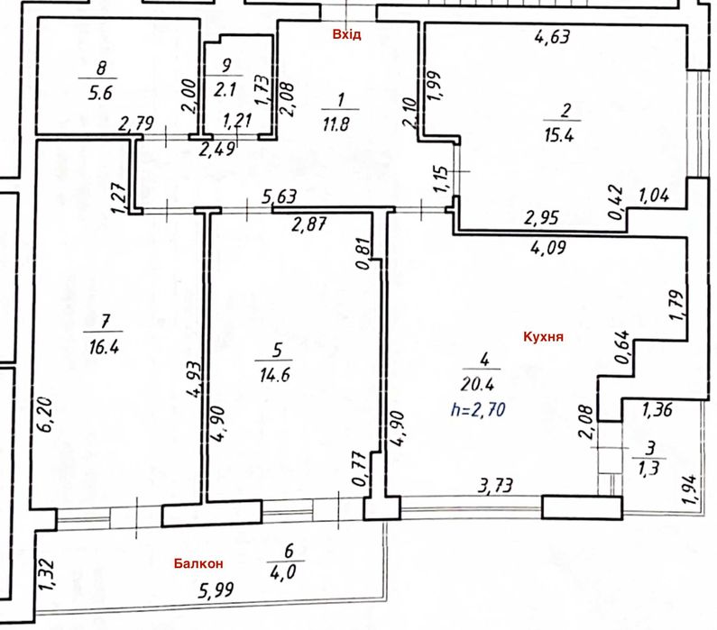 Квартира на вул. Трускавецька, 137 в Львові, ID 181651, фото №2