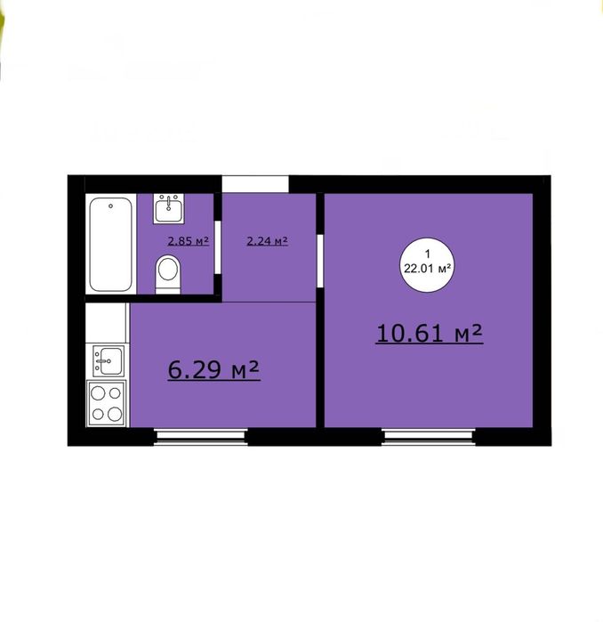 Квартира на ЖК Oasis Hills в Києві, ID 224324, фото №6