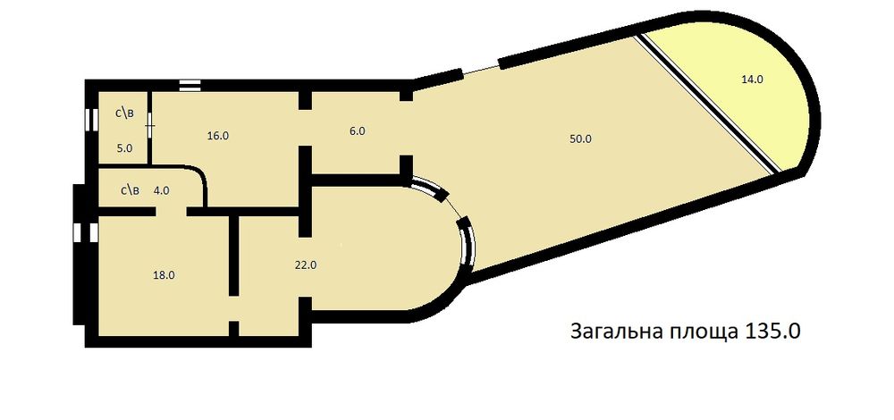 Купити квартиру за адресою вул. Богатирська, 135м в Київ на Findly.com.ua Квартира на вул. Богатирська, 135м в Київ, ID 330566, фото №1