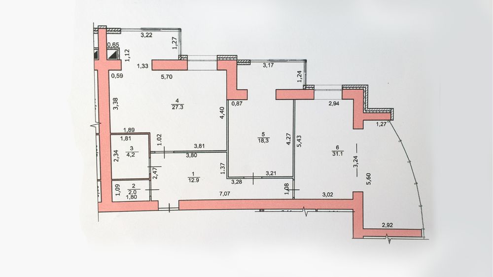 Квартира на вул. Любецька, 106 в Чернігів, ID 219823, фото №4