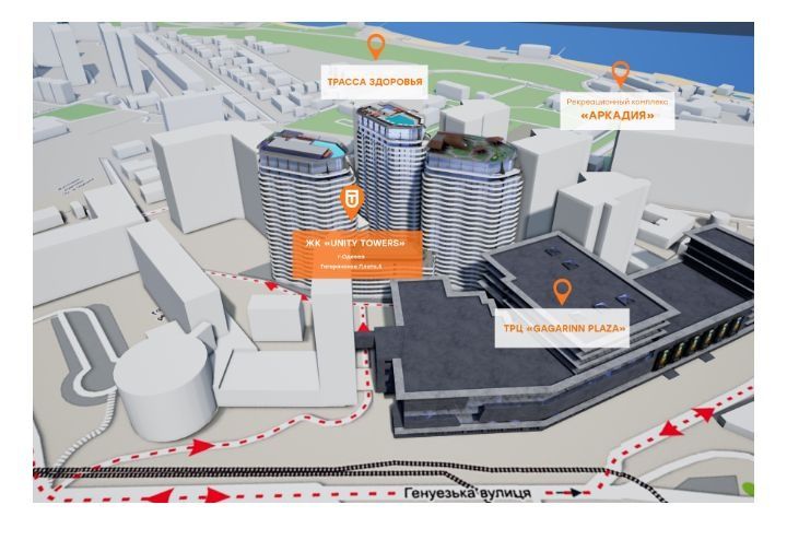 Квартира на ЖК Unity Towers в Одесі, ID 184217, фото №2
