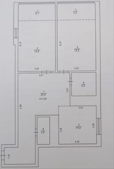 Квартира на вул. Герцена, 35А в Києві, ID 336027, фото №9