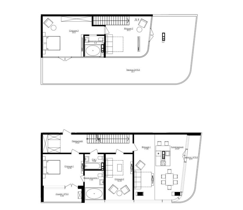 Квартира на вул. Французький бул в Одесі, ID 174689, фото №2