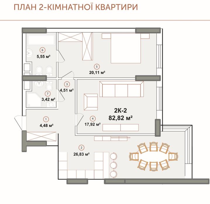 Квартира на вул. Звіринецька в Києві, ID 187037, фото №6