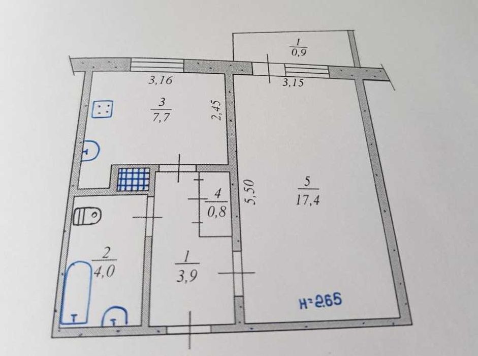 Квартира на Біля школи №23 в Кривому Розі, ID 181783, фото №7