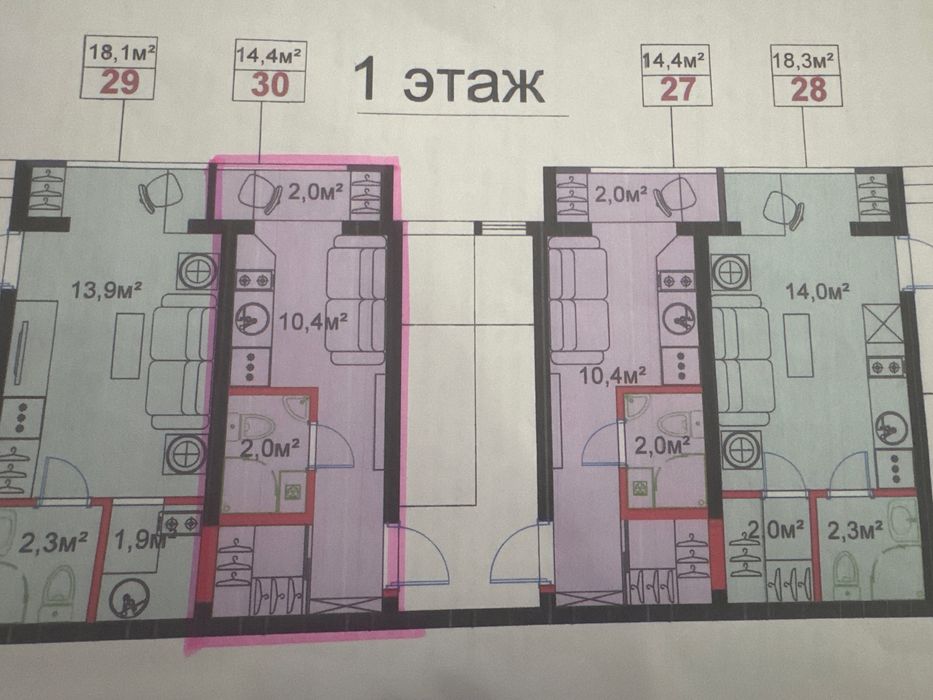 Квартира на біля моря, до Лузановки 10 хвилин, до центру 10 хвилин в Одеса, ID 199144, фото №3