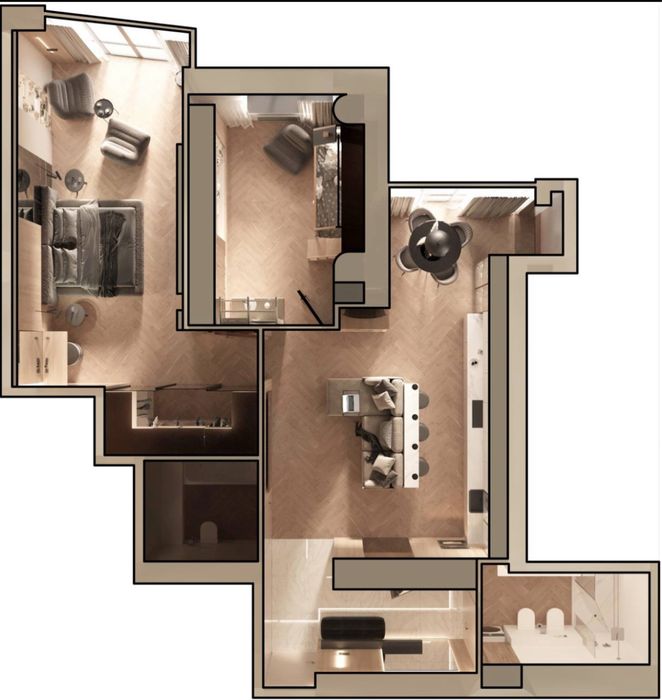 Квартира на вул. Мирослава Мисли, 58А в Харкові, ID 371291, фото №3