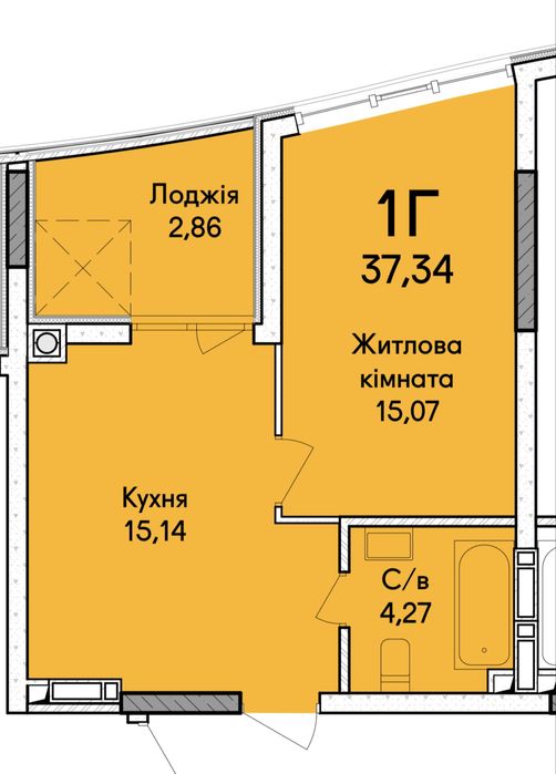 Квартира на ЖК “Синергія Сіті” в Києві, ID 242791, фото №2