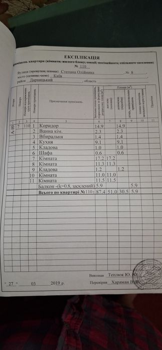 Квартира на вул. Олійника, 8 в Києві, ID 217040, фото №21
