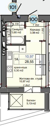 Квартира на ЖК Олімп в Києві, ID 221848, фото №2