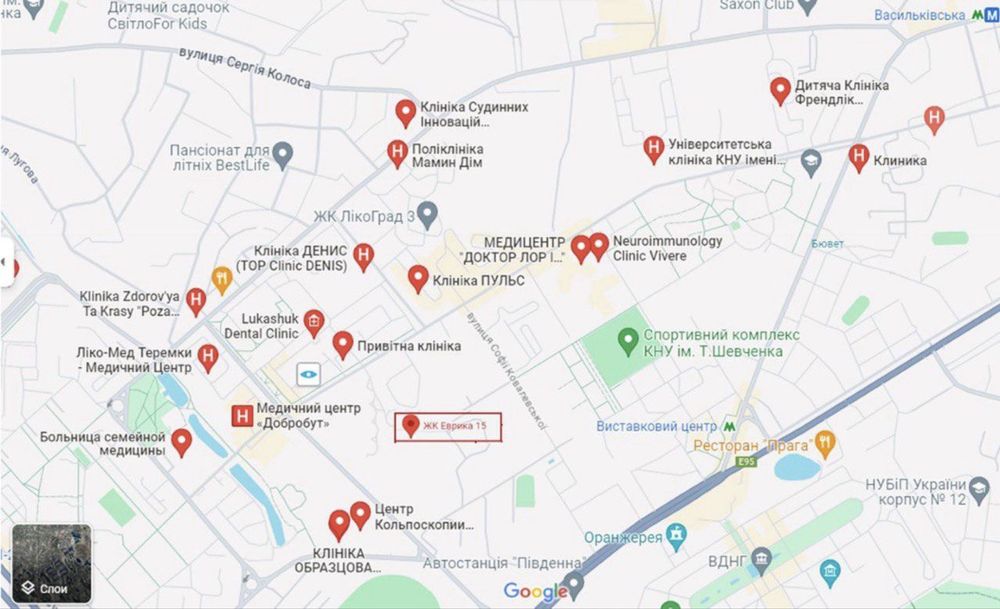 Квартира на вул. Самійла Кішки, 5Б в Києві, ID 255637, фото №17
