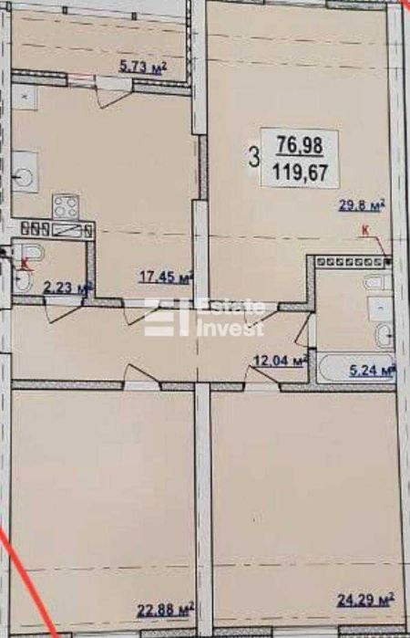 Квартира на вул. Динамівська, 1 в Харкові, ID 178179, фото №7