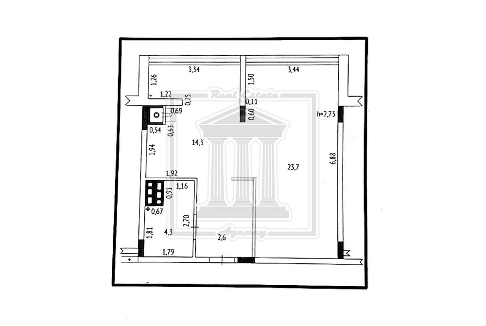 Квартира на вул. Валерія Гудзя, 50 в Києві, ID 311590, фото №19