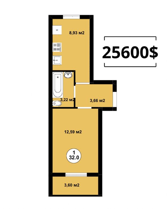 Квартира на Шервуд-Боярка в Києві, ID 311914, фото №11