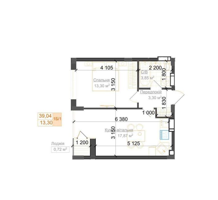 Квартира на вул. Богдана Хмельницького, 3-Є в Києві, ID 308184, фото №2